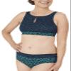 Amoena Manila High Neckline Wire-Free Bikini Top Blue view 3