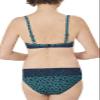 Amoena Manila High Neckline Wire-Free Bikini Top Blue view 4