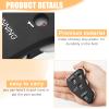 2PCS Baseball Umpire Clicker, 4 Wheels Baseball Indicator Umpire Not Easy to Slide Baseball Counter Clicker for Softball Coach Recording Outs & Innings Balls (Black) view 3