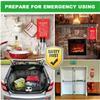 Wucgea Fire Blanket for Home and Kitchen - 4 pack Safety Fiberglass Emergency Fire Blankets Suppression Flame Retardant for School Fireplace Grill Car Office Garage Welding Warehouse 3.3ft x 3.3ft view 3