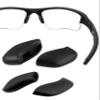 HILEEN Replacement Nose Pads Nose Pieces for Oakley Flak Jacket XLJ | Flak 2.0 OO9295 OO9188 | Flak Jacket | Flak Beta OO9363 | Flak Draft OO9364 | Flak XS OJ9005 Sunglass 2 Pairs view 1