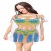 The Original Women's Bikini Shirt - Funny Bikini Print Bathing Suit Cover-up Beach Tshirt Dress for Women Men (Belly Dancer, One Size) view 1