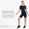 2XU Women's Trisuit Aero Sleeved Front Zip - Performance Triathlon Suit for Muscle Support - Black/White - Size X-Large view 2