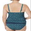 Amoena Women's Standard Manila Blouson Tankini Top, Blue view 2