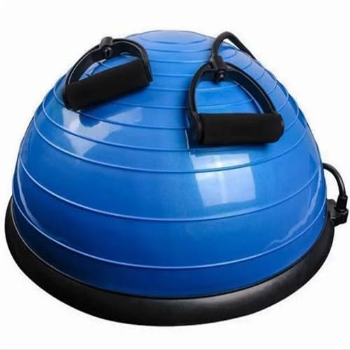 French Fitness Half Ball Balance Trainer w/Resistance Bands (New)