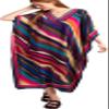 Caftans for Women Loungewear Stylish Floral Silk Feeling Plus Size Caftans Turkish Caftan Ethnic Print Muslim Kaftans for Summer (LXF8709-10) view 1