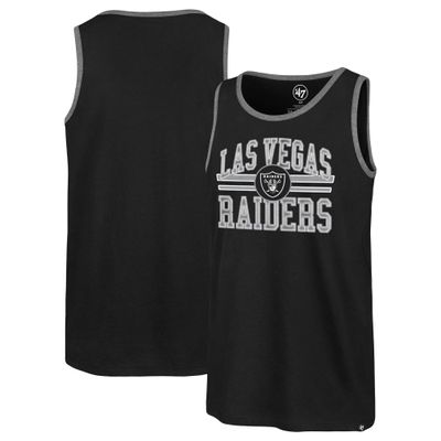 47 Men's Black Las Vegas Raiders Winger Franklin Tank Top