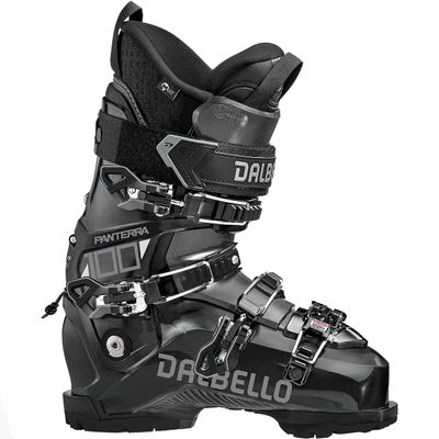 DALBELLO Men's Panterra 100 Ski Boots 2024, Black/Grey, 28.5