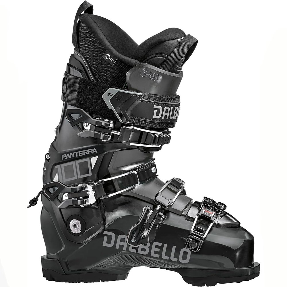 DALBELLO Men's Panterra 100 Ski Boots 2024, Black/Grey, 28.5