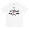 1977 Datsun 280z JDM Classic Cars Japanese Custom Car Club Mens Garment-Dyed Heavyweight t-Shirt White view 1