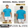 Men's Henley Shirts Mens henley stand up collar Basic Henley Loose Fitted Design three Button Standout Performance Tech Golf Polo Sun Protection Mesh Sports T-Shirts UPF50 baseball polo tee Jersey view 3