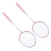 Badminton Rackets Set of 2 for Outdoor Backyard Games Professional Badminton Rackets Lightweight & Sturdy Including Carrying Bag and 2 Racquet view 2