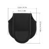 Alomejor Baitcasting Reel Cover, 12.5cm Length, 12cm Opening, Protective Fishing Reel Storage Case with Hook Design, 2 Pack view 2