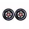 Rollerex VXT100 85A Kids RipStik/Inline Skate Wheels (2-pack w/bearings, spacers and washers) (Use on Hockey Roller Blades) - Can Be Used As RipStik Caster Board Wheel Replacements (80mm) view 1