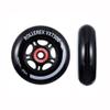 Rollerex VXT100 85A Kids RipStik/Inline Skate Wheels (2-pack w/bearings, spacers and washers) (Use on Hockey Roller Blades) - Can Be Used As RipStik Caster Board Wheel Replacements (80mm) view 2