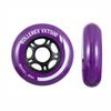 Rollerex VXT500 Inline Skate Wheels  4-Pack (Optional Bearings, Spacers and Washers) - Durable Replacement Roller Blade Wheels for Indoor & Outdoor Skating (80mm, Royal Purple) view 2