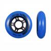 Rollerex VXT500 Inline Skate Wheels  4-Pack (Optional Bearings, Spacers and Washers) - Durable Replacement Roller Blade Wheels for Indoor & Outdoor Skating (76mm, Deep Sea Blue) view 2