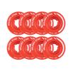 Rollerex ST360 92A Roller Skate Wheels (8-Pack) (Color Options) - Indoor Outdoor - Use for Quad Skate Wheel Replacement (Rocket Red) view 1