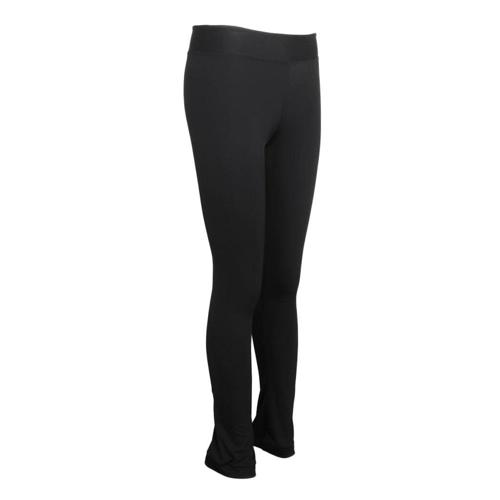 AAGAZA Adult Kids Ice Skating Pants Figure Skating Dress Trousers with Fleece (Color : Preto, Size : Small)