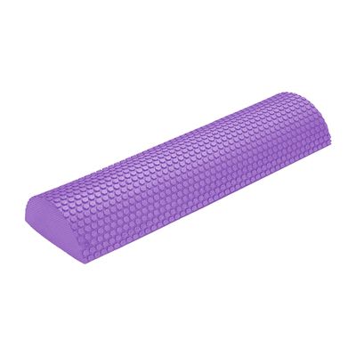 AAGAZA High Density Foam Soft Blocks Massager Half Physio Round Roller for Home Fitness, Bule 60cm (Color : Purple 45cm)