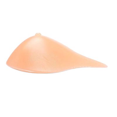 AAGAZA F Womens Soft Silicone Fake Breast Forms Enhancer Mastectomy Bra Pads in sert (Color : Beige, Size : Left B Cup)