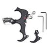 AAGAZA F Lightweight 3/4-Finger H andHeld Bow Release Aids Aluminum Compound Bow Aid Archery Accessories Components view 3