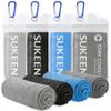 Sukeen [4 Pack Cooling Towels (40"x12"),Ice Towel,Soft Breathable Chilly Microfiber Towel for Yoga,Sport,Running,Gym,Workout,Camping,Fitness,Workout & More Activities view 1