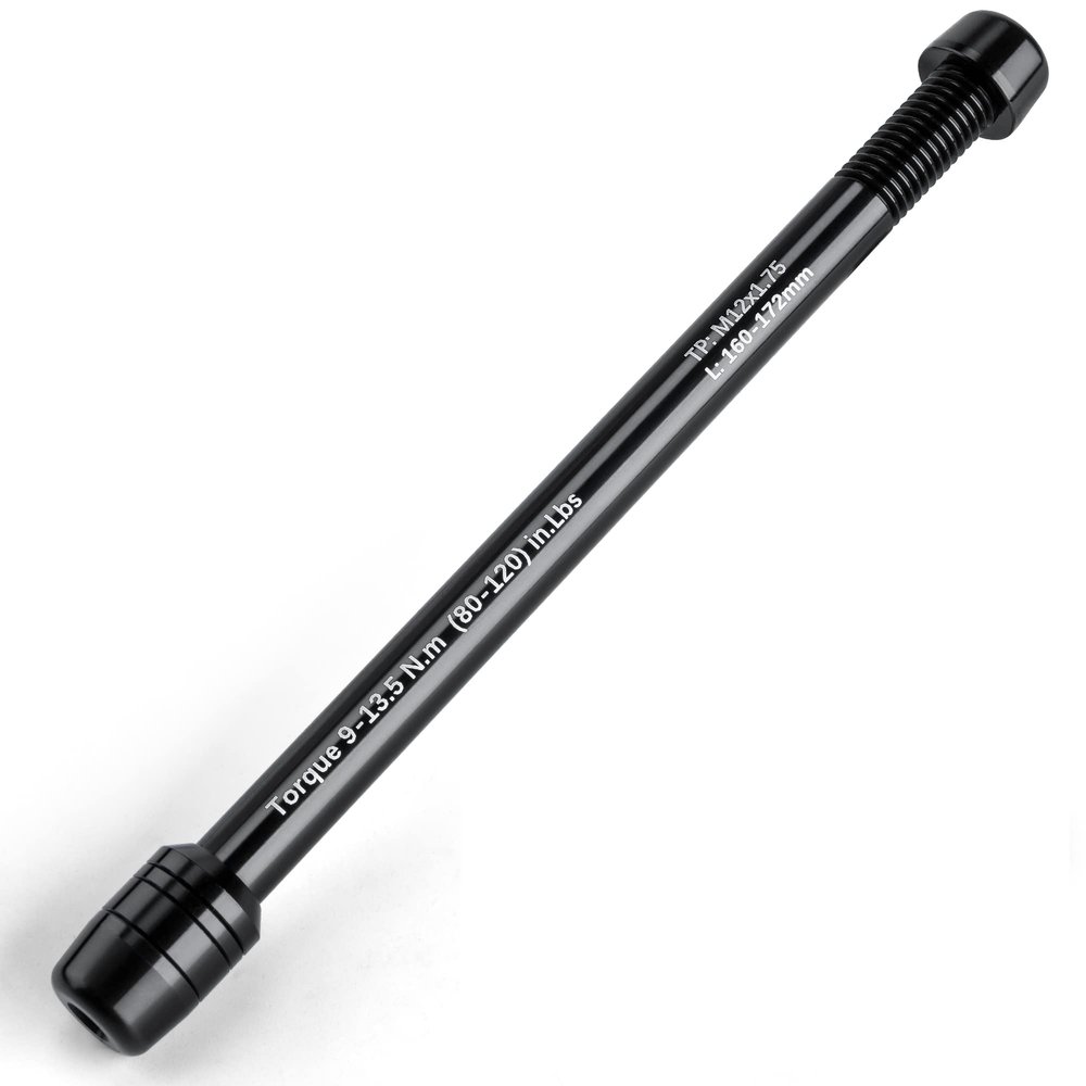 12mm Thru Axles for Bike Trainers - M12 x 1.0/1.5/1.75 Thru Axle Adapter for Rear Wheel Attachment Trainer - Bike Trainer Thru Axles Adapter (M12x1.75/160-172)