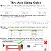 12mm Thru Axles for Bike Trainers - M12 x 1.0/1.5/1.75 Thru Axle Adapter for Rear Wheel Attachment Trainer - Bike Trainer Thru Axles Adapter (M12x1.5/166-178) view 4