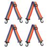 PATIKIL 90cmx3.8cm Roller Skate Leash, 4 Pack Adjustable Ski Boots Carrier Strap for Roller Skates, Ski Boots, Ice Skates, Multicolored view 1