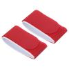PATIKIL 45cmx5cm Ski Strap Fasteners, 2 Pack Adjustable Carrier Strap Ski Wraps Ski Accessories for Skis and Pole, Red view 1