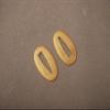 Brass Sword Seppa Spacer for Japanese Samurai Swords Replacement 2 Pcs view 3