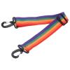 PATIKIL 80cmx3.8cm Roller Skate Leash, Adjustable Ski Boots Carrier Strap for Roller Skates, Ski Boots, Ice Skates, Multicolored view 3