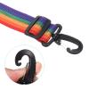 PATIKIL 80cmx3.8cm Roller Skate Leash, Adjustable Ski Boots Carrier Strap for Roller Skates, Ski Boots, Ice Skates, Multicolored view 4