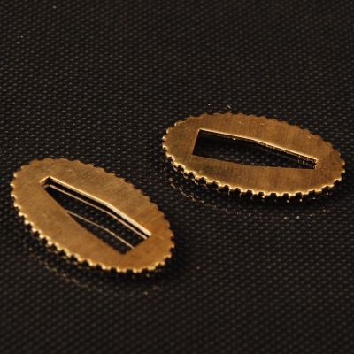 Brass Sword Seppa Spacer for Japanese Samurai Swords Replacement 2 Pcs