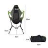 Camping Chair Folding Chairs Lawn Chairs Outdoor Folding Chair Fishing Camping Chair Foldable Portable Garden Chair Relaxation Swing Chair With Comfort Footrest Folding Chair Camp Chair Moon Chair ( C view 3