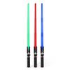MewduMewdu Light up Saber Toy (3 Pack) with Electronic Lights and Sound Effect for Kids and Adults, Red Blue Green LED Retractable Force FX Saber Toy as Halloween, Party, Holiday Accessory and Gift view 3