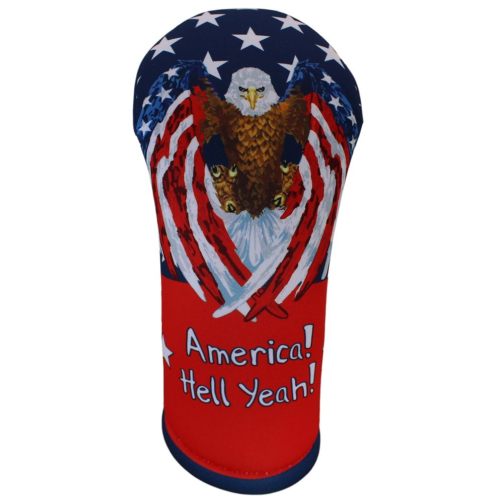 America! Hell Yeah! Driver 460cc Club Headcover Handmade by BeeJos
