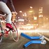 Mountain Bike Handlebar Ends, Lightweight Aluminum Alloy Pair Blue, Bicycle Handlebar Accessories for Mountain Cyclists and Road Riders view 4