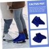 BIUDECO Figure Skating Boot Covers 1 Pair Durable Ice Skates Boot Cover Blue Skating Supplies view 3