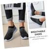 Levemolo Summer Women's Lightweight Shoes Hard-Wearing Sports Shoes Rhinestones and Netting Black view 3