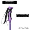 Zipline Lollipop 14.0 Graphite Carbon Composite Ski Poles  Lightweight Ergonomic Grip, Vibration Dampening, Groomers and Freestyle. Choice of Skiers (Lavender, 50" in./127 cm) view 2
