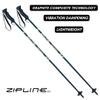 Zipline Lollipop 14.0 Graphite Carbon Composite Ski Poles  Lightweight Ergonomic Grip, Vibration Dampening, Groomers and Freestyle. Choice of Skiers (Avalon Teal, 52" in./132 cm) view 3