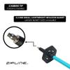 Zipline Lollipop 14.0 Graphite Carbon Composite Ski Poles  Lightweight Ergonomic Grip, Vibration Dampening, Groomers and Freestyle. Choice of Skiers (Radiant Blue, 48" in./122 cm) view 4