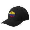 Colombian Flag Football Baseball Cap Adjustable Dad Hat Trucker Hat for Men Women One Size