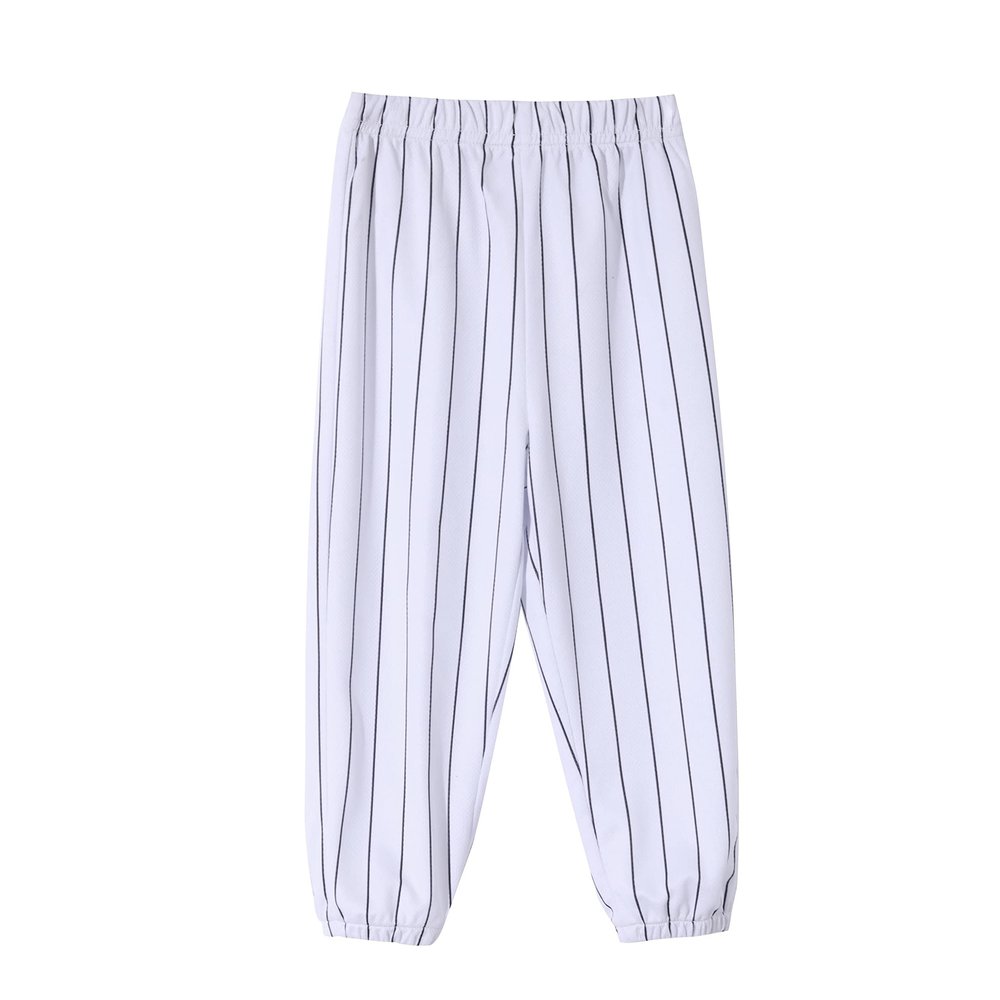 BAICAIYU Kids Baseball Stripe Long Pants Boys and Girls Active Sports Shorts Baby First Birthday Outfit Summer Clothing (Stripe-S,9Months,9 Months)