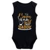 Born to Play Golf with Daddy Infant Unisex Baby Bodysuit Toddler Sleeveless Rompers view 1