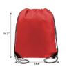 BeeGreen Red Drawstring Backpack Bulk 40 Pack Wholesale, Drawstring Bags for Christmas Party Gym Sport Trip,Cinch Sack Machine Washable, DIY String Backpack for Women and Men view 3