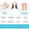 IRAMY Compression Ankle Support Running Socks Women Coolmax 2 Pairs Quarter Athletic Cushioned Plantar Fasciitis Socks view 3