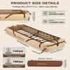 KingCamp Air Mattress Frame, Portable Inflatable Camping Cot Base Heavy Duty Bed Frame for Outdoor Travel & Home Tent (Bed Frame Only, Air Pump and Mattress Not Included) view 2
